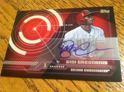 2014 Topps Series 1 Didi Gregorious Trajectory Autograph