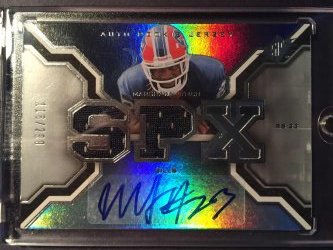 2007 Upper Deck SPx #223 Marshawn Lynch "SPx Auto. Rookie Jersey" (116/299)