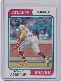    Ronald Acuna 2023 Topps Heritage