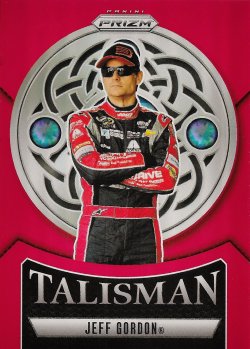 2025 Panini Prizm Racing Talisman Red Prizm Parallel Jeff Gordon