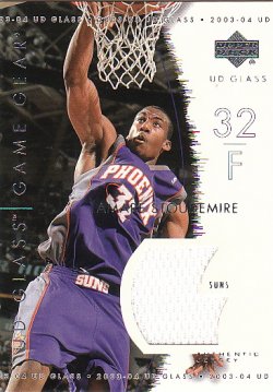 2003-04 Upper Deck UD Glass Stoudemire, Amare - Game Gear