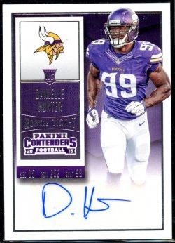 Danielle Hunter Rookie Football Card - 2015 Topps Chrome Football