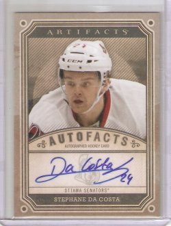 2013 Upper Deck Artifacts Stephane DaCosta Autofacts 