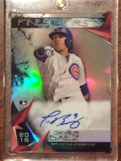 2015 Topps Finest Javier Baez