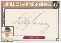 2015  Custom Hall of Fame Heroes Autographs Lefty Gomez