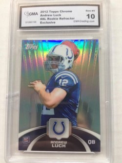 2012 Topps Chrome Andrew luck rookie refractor