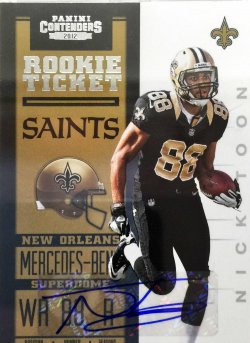 2012  Playoff Contenders Nick Toon Rookie Ticket