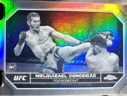 2024 Topps Chrome UFC Melquizael Conceição Rookie Negative Refractors 