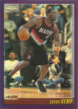 2000 Topps Chrome Shawn Kemp Refractor