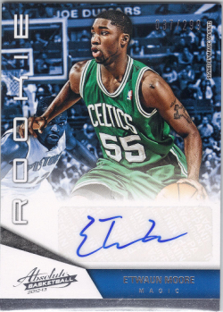 2012-13 Panini Absolute Basketball ETwaun Moore RC Auto