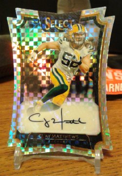 2016 Panini Select Die Cut Power Prizm Clay Matthews