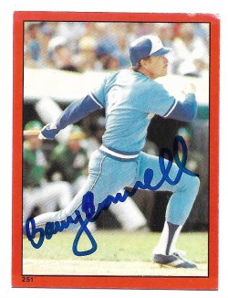 1982 Topps Stickers TTM Barry Bonnell 6/13/25