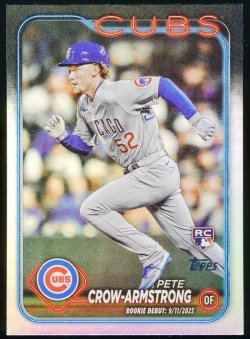 2024 Topps Update Rainbow Foil Pete Crow-Armstrong