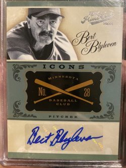 2012 Panini prime cuts  icons blyleven