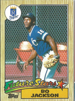 1987 Topps  Bo Jackson Future Stars 
