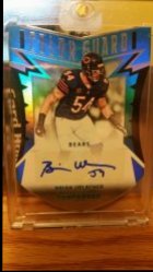 2016 Panini Preferred Brian urlacher color guard auto 1/1