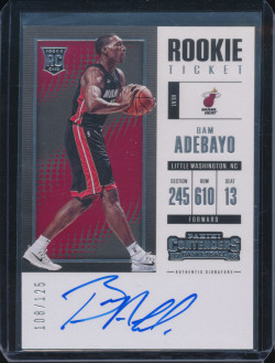 2017 Panini Contenders Bam Adebayo