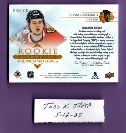 2023-24  Ultimate Collection Connor Bedard