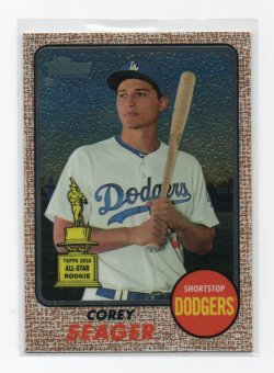 2017 Topps Topps Heritage Chrome Corey Seager (Topps All-Star Rookie Cup)