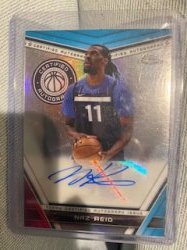 2024 Topps topps chrome auto  naz reid
