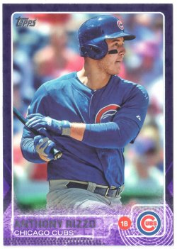 2015 Topps Purple Anthony Rizzo