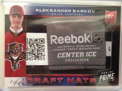 2013 Panini Prime Aleksander Barkov Draft Hats DH-AB