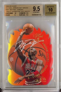 2008-09 Fleer MJ Buybacks #BB Michael Jord
