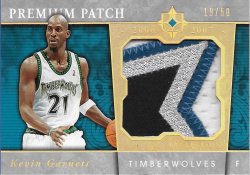 2006-07  Ultimate Collection Premum Patches Kevin Garnett #ed 19/50