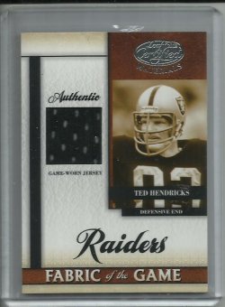 2008 Leaf Certified Ted Hendricks