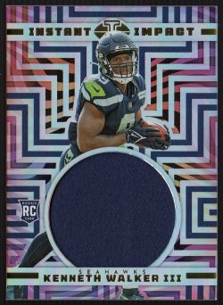 : KENNETH WALKER III RC 2022 Panini Instant Draft