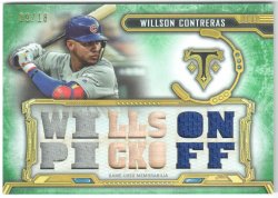2020 Topps Triple Threads Relics Emerald Willson Contreras