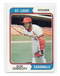   1974 TOPPS BOB GIBSON #350