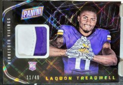 2016 Panini National NSCC Laquon Treadwell Rookie Relic Glove Parallel (Jersey No.) 