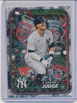    Aaron Judge 2024 Topps Holiday Metallic Tree