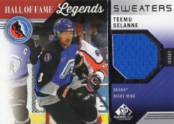2021/22  SP Game Used Hall of Fame Legends Sweaters Selanne
