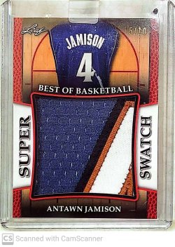    2016-17 Leaf Best of Basketball Super Swatches Red #SS03 #d 5/10