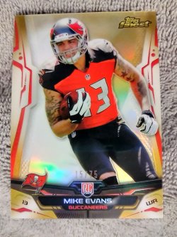 Mike Evans Tampa Bay Buccaneers Autographed 2014 Topps Finest