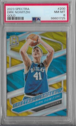 2023-24 Panini Spectra Spectracular Debut Gold Dirk Nowitzki #ed  1/10