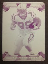 2013 Topps Finest Jonathan Stewart 1/1 Magenta Printing Plate 