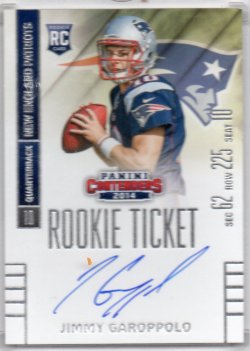 2014 Panini Contenders Jimmy Garoppolo