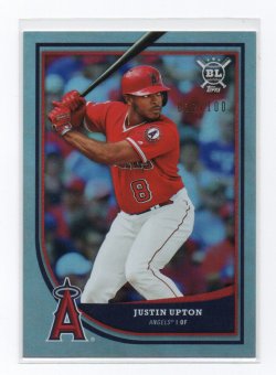 2018 Topps Topps Big League Rainbow Foil Justin Upton