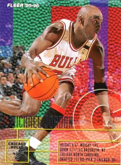 1995-1996 Fleer Fleer Michael Jordan Base Card