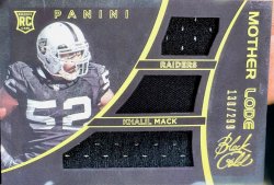 2014 Panini Black Gold Khalil Mack Rookie Mother Materials Lode