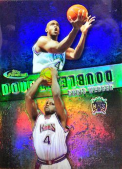 1999-00  Finest Double Double Refractors Chris Webber