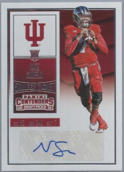 2016 Panini Contenders Draft Picks Nate Sudfeld College Ticket Autograph