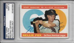 1960 Topps All-Star Nellie Fox
