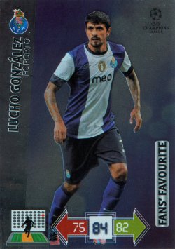 2012-2013 Panini UEFA Champions League Adrenalyn XL 2012-2013 Lucho Gonzalez