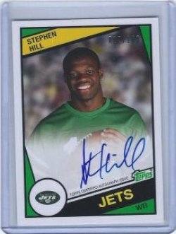 2012 Topps Football Stephen Hill 1987 auto