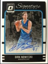2016  Donruss Optic Dirk Nowitzki Auto