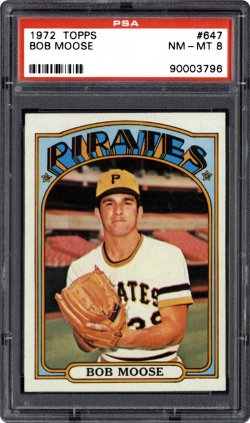 1972 Topps  Bob Moose